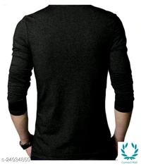 Classy Modern Men Tshirts - S, Black, Cotton, Pack of :1